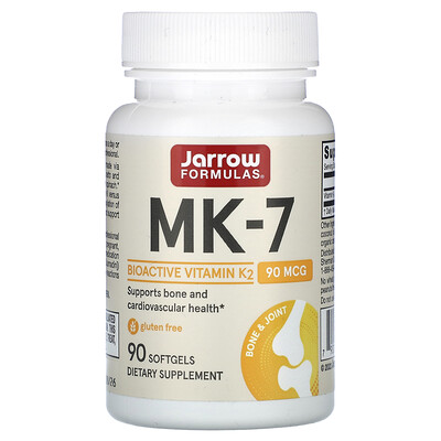 Product Image for Jarrow Formulas, MK-7, 90 mcg, 90 Softgels