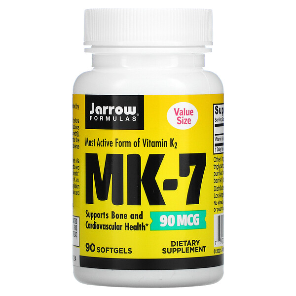 Jarrow Formulas‏, MK-7, 90 mcg, 90 Softgels
