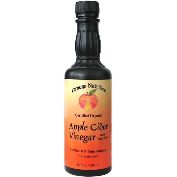 Jarrow Formulas, Omega Nutrition, Apple Cider Vinegar with "Mother", 12 fl oz (355 ml) (Discontinued Item)