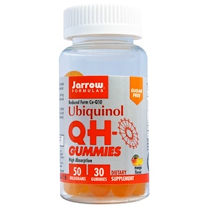Отзывы о джэрроу формулас, Ubiquinol QH-Gummies, Sugar Free, Mango Flavor, 50 mg, 30 Gummies