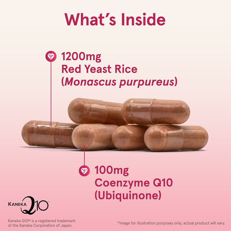 Jarrow Formulas, Red Yeast Rice + CoQ10, 120 Veggie Caps