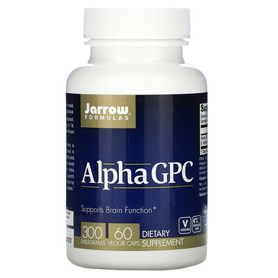 Jarrow Formulas Альфа ГФХ, 300 мг, 60 растительных капсул