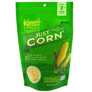 Отзывы о Карэнс Нэчуралс, Premium Freeze-Dried Veggies, Just Corn, 8 oz (224 g)