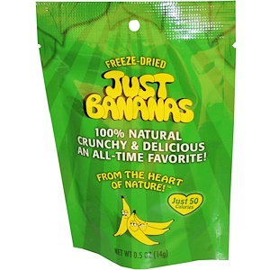 Отзывы о Карэнс Нэчуралс, Freeze-Dried Just Bananas, 0.5 oz (14 g)