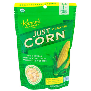 Карэнс Нэчуралс, Organic Just Corn, 3 oz (84 g) отзывы покупателей