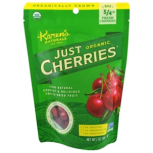 Отзывы о Карэнс Нэчуралс, Just Organic Cherries, 2 oz (56 g)