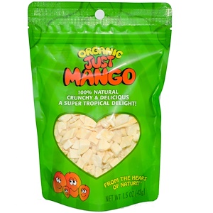 Отзывы о Карэнс Нэчуралс, Organic Just Mango, Resealable Pouch, 1.5 oz (42 g)