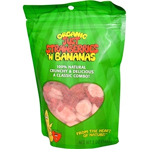 Отзывы о Карэнс Нэчуралс, Organic Just Strawberries 'n Bananas, 2 oz (56 g)