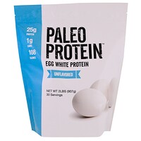 Paleo Protein, протеин яичного белка, без аромата, 2 фунта (907 г) - изображение