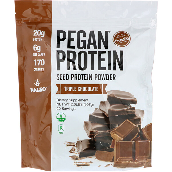 Julian Bakery, Pegan Protein, Seed Protein Powder, Triple Chocolate, 2 ...