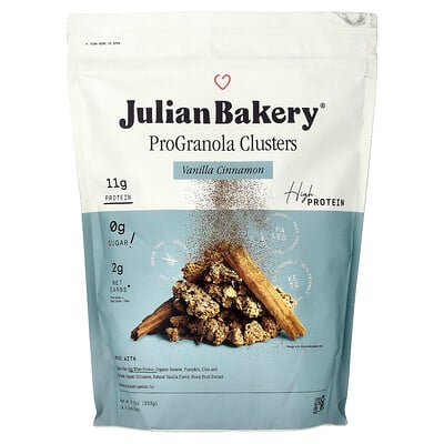 Julian Bakery, Pro Granola Clusters, Vainilla y canela, 553 g (19,5 oz)