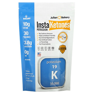 Julian Bakery, InstaKetones Potassium, 0,91 lb (414 g)