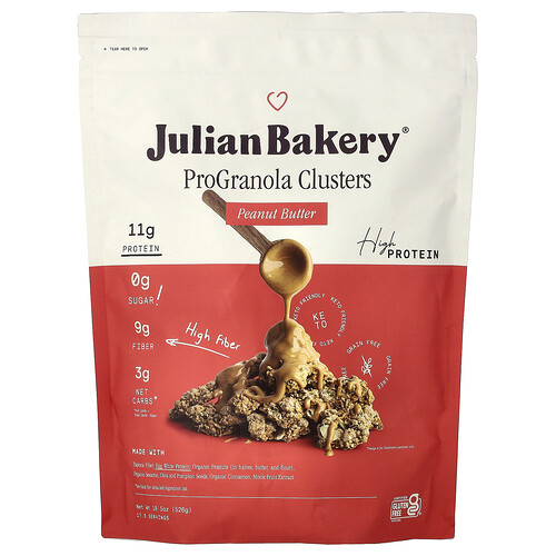 Julian Bakery ProGranola Clusters, Peanut Butter, 18.5 oz (526 g)