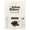 Julian Bakery, Barrita de proteína de guisante, Chocolate negro, 12 barritas, 60 g (2,1 oz) cada una