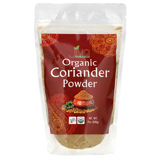 Jiva Organics, Serbuk Ketumbar Organik, 7 oz (200 g)
