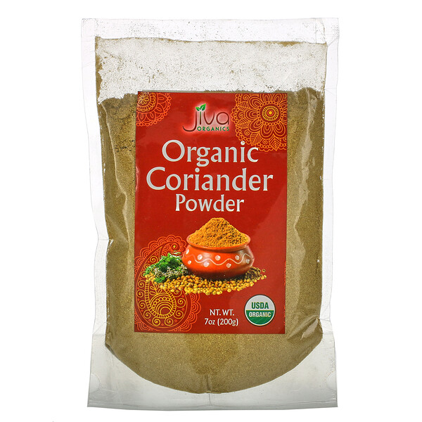 Jiva Organics, Organic Coriander Powder, 7 oz (200 g) iHerb