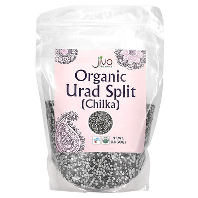 

Jiva Organics, Organic Urad Split, 2 lb (908 g)