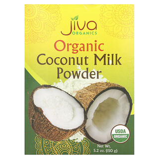 Jiva Organics, Serbuk Santan Organik, 5.2 oz (150 g)