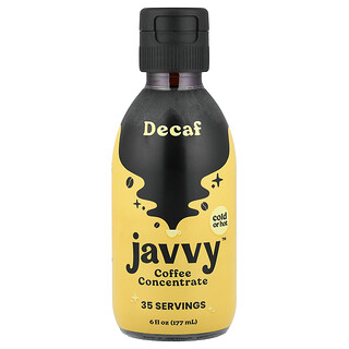 Javvy Coffee, Kávový koncentrát, bez kofeínu, 177 ml