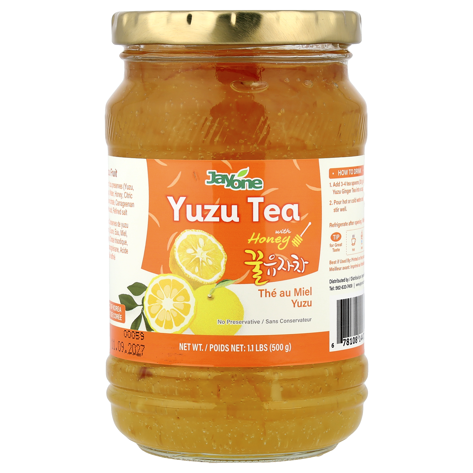 Yuzu Tea with Honey, 1.1 lbs (500 g) | eBay