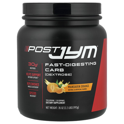 JYM Supplement Science, Post JYM®, Schnellverdauliches Kohlenhydrat, Mandarin-Orange, 993 g