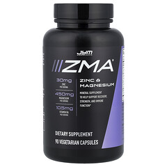 ZMA®, цинк і магній, 90 вегетаріанських капсул