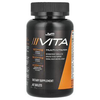 JYM Supplement Science, Vita, Multi-Vitamin, 60 Tablet