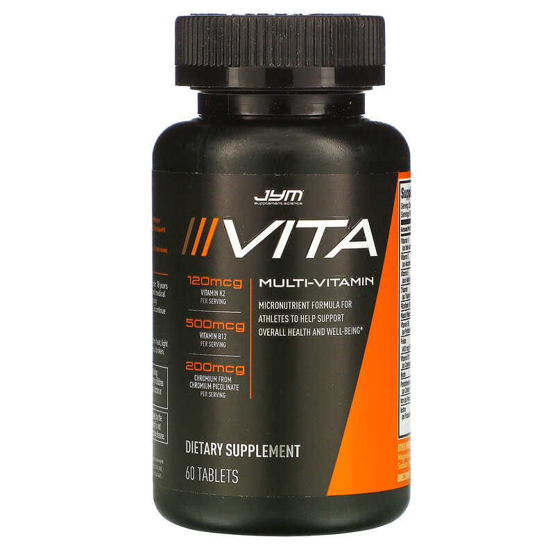 JYM Supplement Science, Vita, Multi-Vitamin, 60 Tablets - iHerb