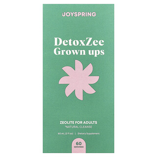 JoySpring, DetoxZee Dewasa, Zeolit Untuk Dewasa, 2 fl oz (60 ml)