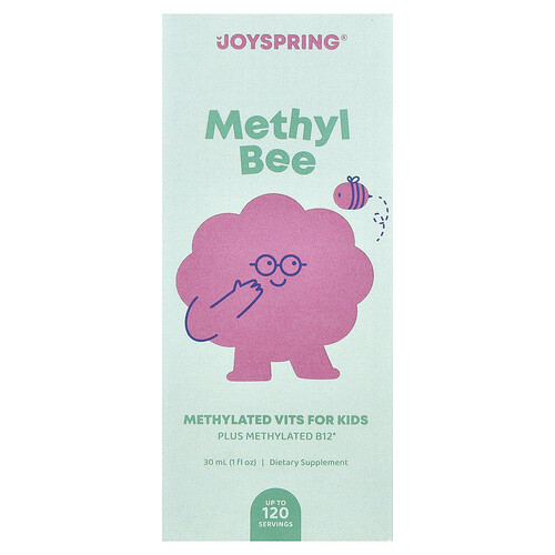 Joyspring Methyl Bee, Methylated Vits for Kids, 1 fl oz (30 ml)