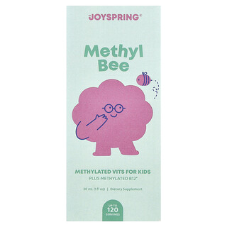 JoySpring, Methyl Bee, Vitaminas metiladas para niños, 30 ml (1 oz. líq.)