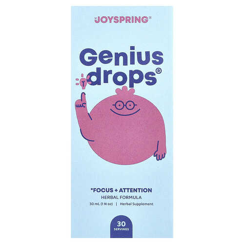 JoySpring, Genius Drops®, Gotas para favorecer el cerebro, 30 ml (1 oz. líq.)