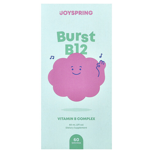 JoySpring, Burst B12, Vitamin-B12, 60 ml (2 fl. oz.)