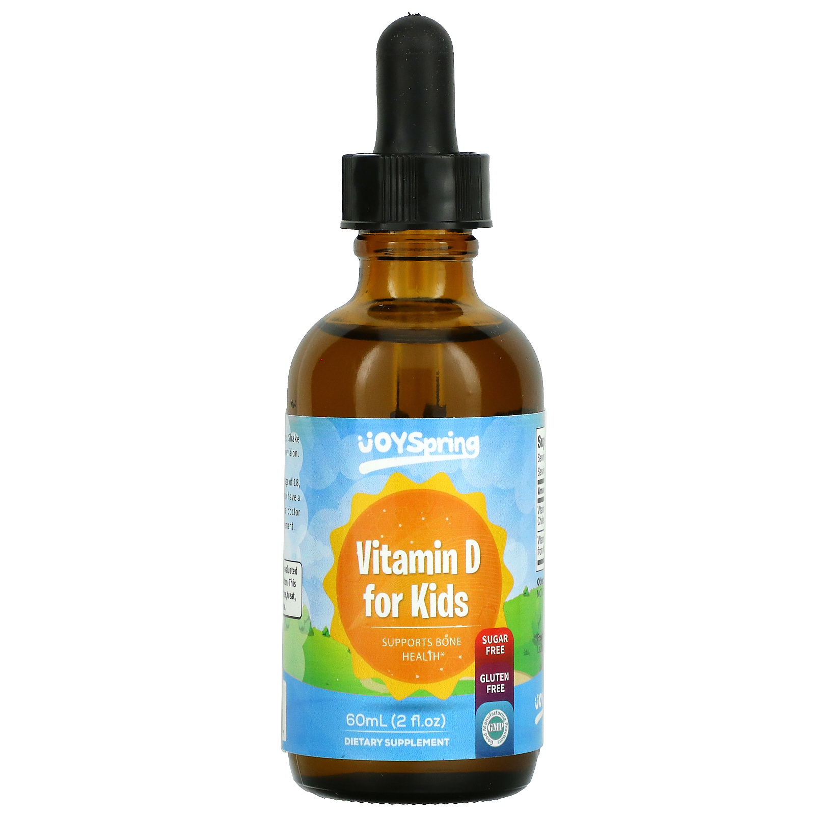 JoySpring, Vitamin D for Kids, 2 fl oz (60 ml) - iHerb