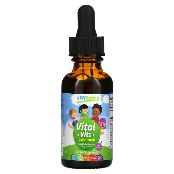 JoySpring‏, Vital Vits, Daily Herbals, 1 fl oz (30 ml)