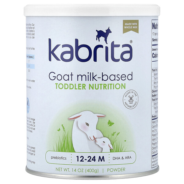 Kabrita Goat Milk-Based Toddler Nutrition, 12-24 Months, 14 oz (400 g)