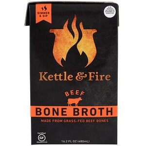 Отзывы о Кэттл энд Фаэ, Bone Broth, Beef, 16.2 fl oz (480 ml)