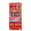 Kettle & Fire, Beef Broth, Low Sodium, 32 oz (907 g)