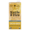 Kettle & Fire, Chicken Broth, Low Sodium, 32 oz  (907 g)