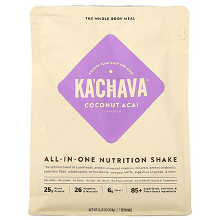 KaChava, The All-in-One Nutrition Shake, Coco e Açaí, 434 g (15,31 oz)
