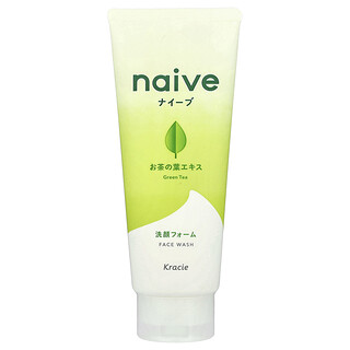 Kracie, Naive, Jabón líquido facial, Té verde, 130 g (4,5 oz)