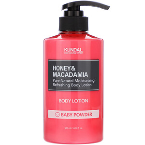 Отзывы о Kundal, Honey & Macadamia, Body Lotion, Baby Powder, 16.90 fl oz (500 ml)