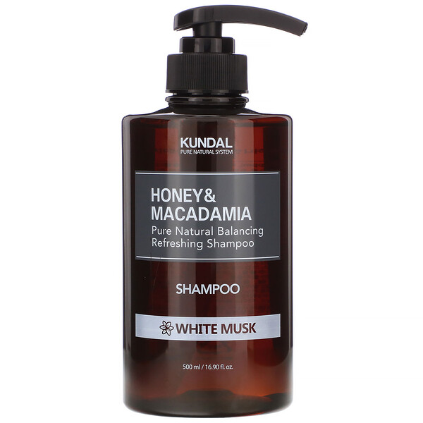 Kundal‏, Honey & Macadamia, Shampoo, White Musk, 16.90 fl oz (500 ml)