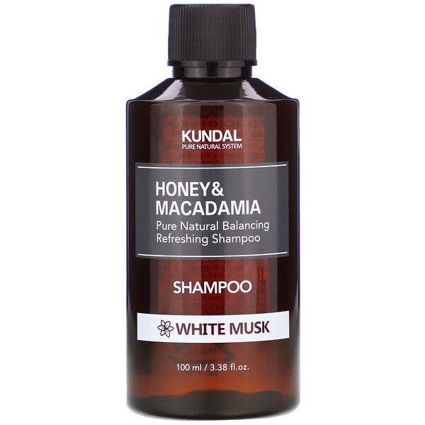 Kundal‏, Honey & Macadamia, Shampoo, White Musk, 3.38 fl oz (100 ml)