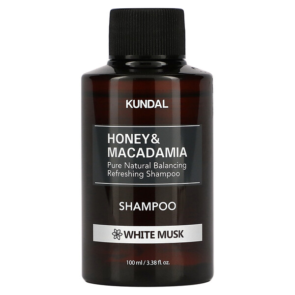 Kundal‏, Honey & Macadamia, Shampoo, White Musk, 3.38 fl oz (100 ml)