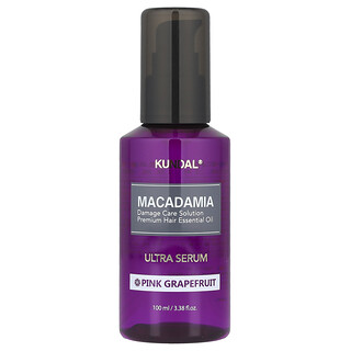 Kundal, Sérum ultra capillaire à la noix de macadamia, Pamplemousse rose, 100 ml