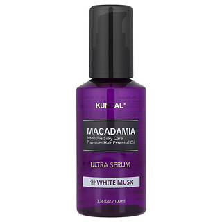 Kundal, Macadamia Ultra Hair Serum, White Musk, 3.38 fl oz (100 ml)