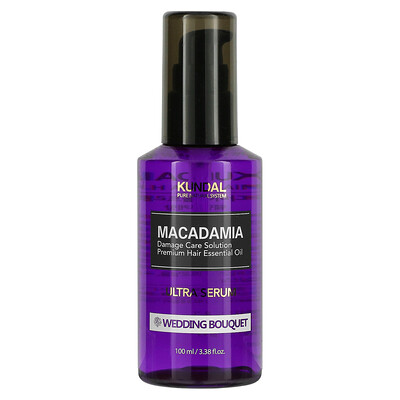Kundal Macadamia, сыворотка для волос Ultra, духи, 100 мл (3,38 жидк. Унции)