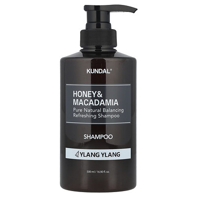 Kundal , Honey & Macadamia, Shampoo, Ylang Ylang, 16.9 Fl Oz (500 Ml)