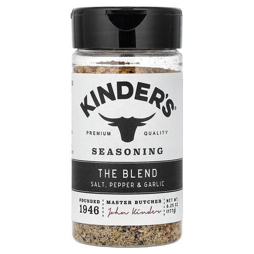 KINDER'S, Seasoning, The Blend, Salt, Pepper & Garlic, 6.25 oz (177 g)